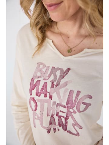 LIEBLINGSSTÜCK Koszulka "Cordia" w kolorze kremowym