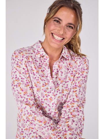 LIEBLINGSSTÜCK Bluzka "Emee" w kolorze biało-jasnoróżowym