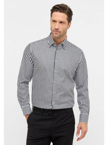 Eterna Hemd - Modern fit - in Schwarz/ Weiß