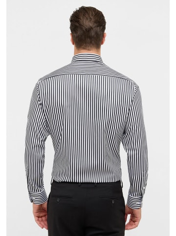 Eterna Hemd - Modern fit - in Schwarz/ Weiß