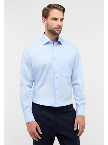 Eterna Blouse - modern fit - lichtblauw