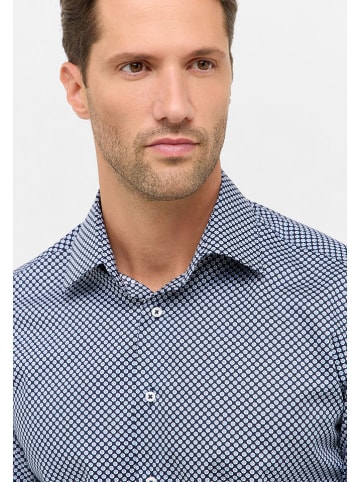 Eterna Blouse - modern fit - donkerblauw