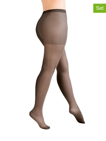 Gabriella 3er-Set: Strumpfhosen "Plus Size Rubensa" in Schwarz - 20 DEN