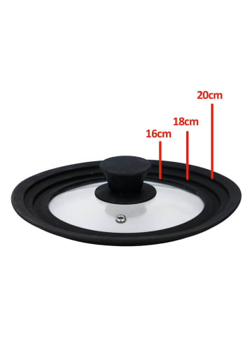 Alpina Deckel in Schwarz - Ø 20 cm