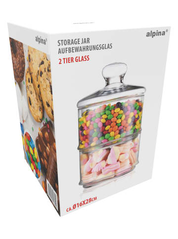 Alpina Vorratsglas - (H)26 x Ø 16 cm