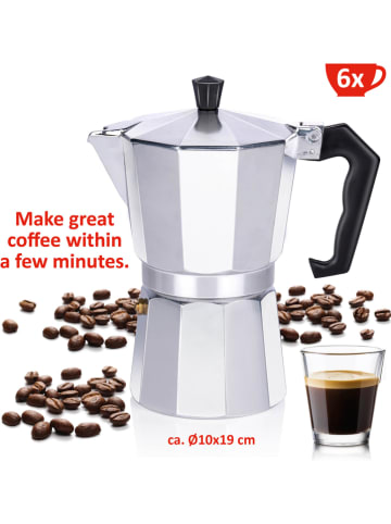 Alpina Kaffeekocher in Silber - 270 ml