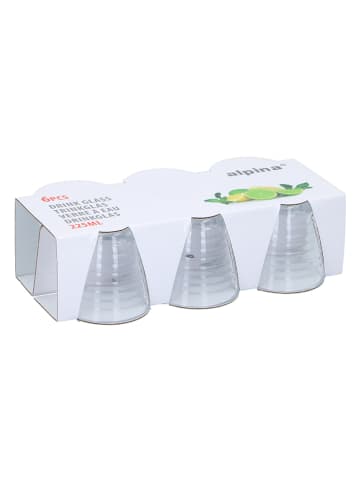 Alpina 6er-Set: Trinkgläser - 225 ml