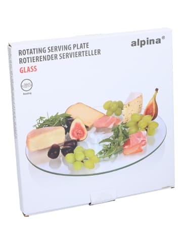 Alpina Servierplatte in Transparent - Ø 16 cm