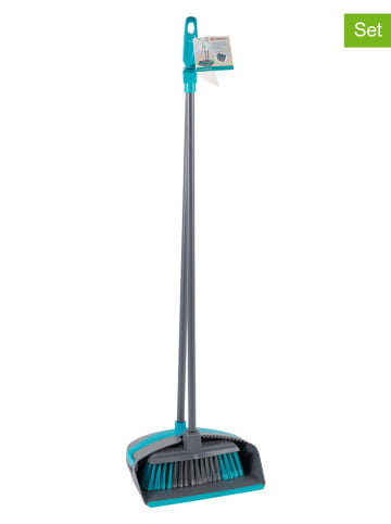 Alpina 2-częściowy zestaw w kolorze szarym do podłóg - wys. 92 cm