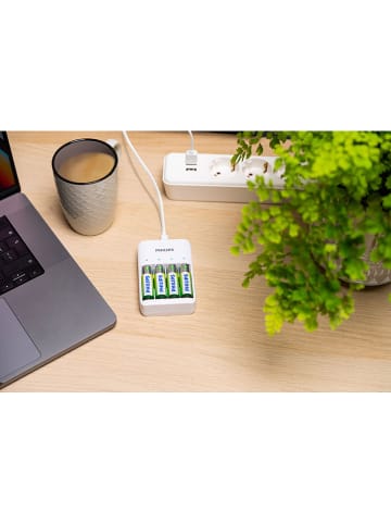Philips Batterijenoplaadapparaat wit