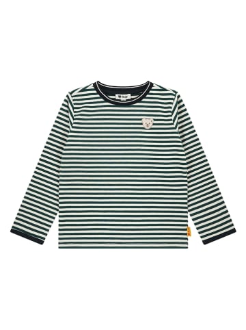 Steiff Longsleeve in Creme/ Grün