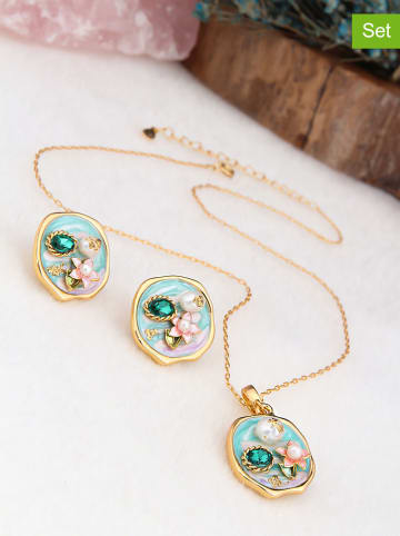 Pierres de Jade 2-częściowy zestaw biżuterii