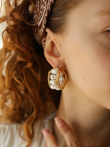 Pierres de Jade 2-delige sieradenset: armband en halfcreolen