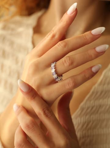 Pierres de Jade Ring mit Edelsteinen