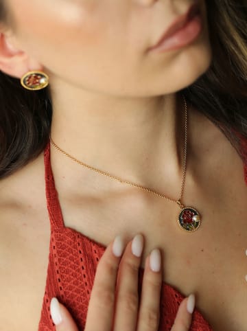 Pierres de Jade 2-delige sieradenset: ketting en oorstekers