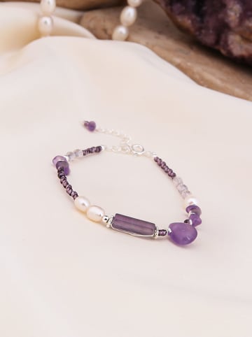 Pierres de Jade Armband met parels en edelstenen