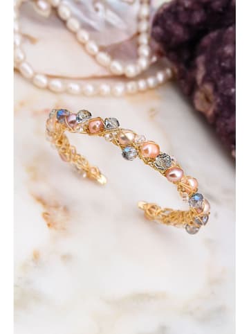 Pierres delicates Perlen-Armspange in Rosa