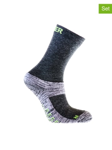 Seger 2er-Set: Funktionssocken in Schwarz