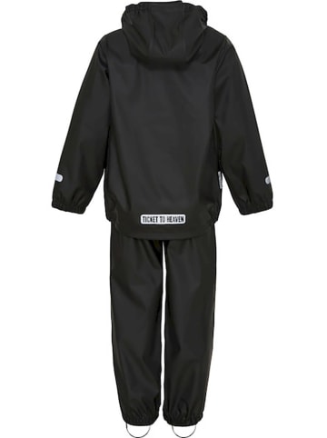 Ticket to Heaven 2-częściowy zestaw przeciwdeszczowy w kolorze czarnym