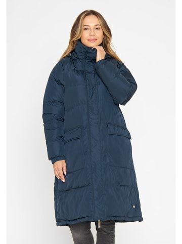 TicketWOMAN plaszcz pikowany "Ballie" w kolorze granatowym