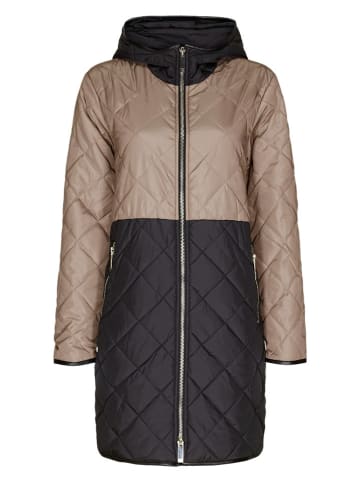 TicketWOMAN Übergangsmantel in Schwarz/ Hellbraun