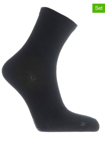 Seger 3er-Set: Funktionssocken "Coolmax Basic" in Schwarz