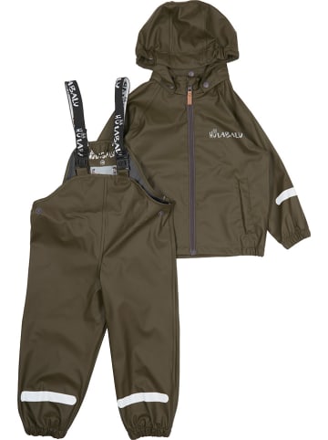 HULABALU 2tlg. Regenoutfit "Pixy" in Khaki