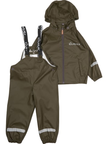 HULABALU 2tlg. Regenoutfit "Storm" in Khaki