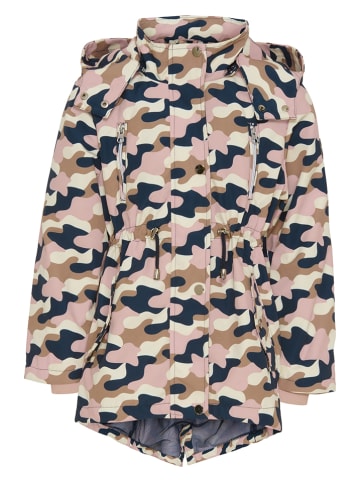 HULABALU Kurtka przejściowa "Isabella" w kolorze jasnoróżowym ze wzorem