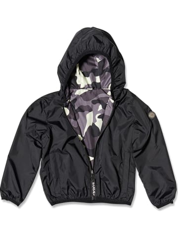 HULABALU Wende-Übergangsjacke "Oliver" in Schwarz/ Weiß