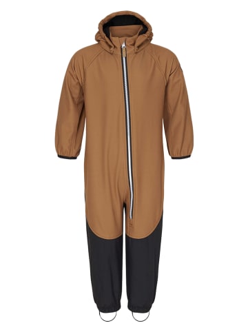 HULABALU Softshelloverall "Secret" in Hellbraun