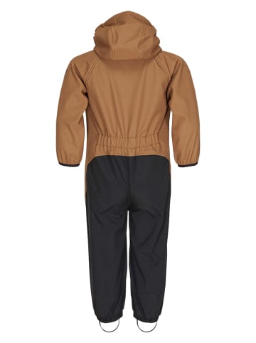 HULABALU Softshelloverall "Secret" in Hellbraun