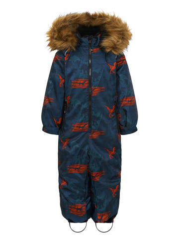 HULABALU Kombinezon zimowy w kolorze granatowo-czerwonym