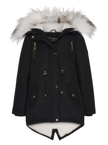 HULABALU Parka "Hunty" w kolorze czarnym