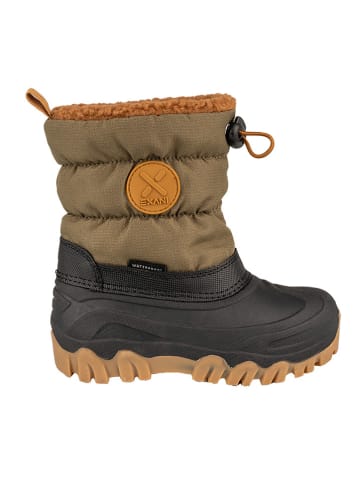 Exani Winterstiefel "Aspen" in Khaki/ Schwarz