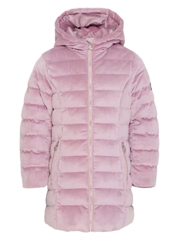 HULABALU Kurtka pikowana "Velvet" w kolorze jasnoróżowym