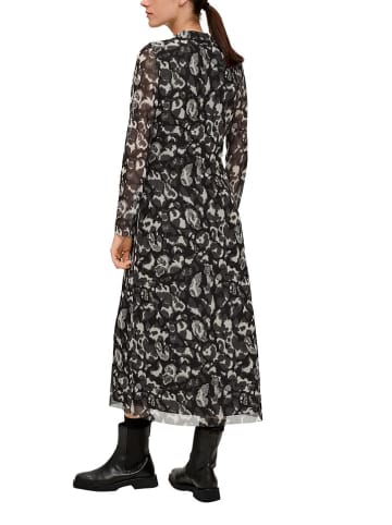 s.Oliver Kleid in Schwarz/ Weiß
