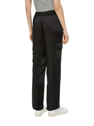 s.Oliver Cargohose in Schwarz