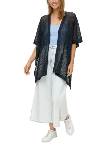 s.Oliver Poncho in Dunkelblau