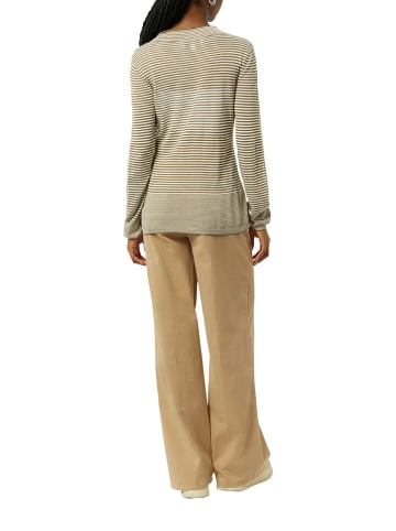 s.Oliver Pullover in Khaki/ Creme