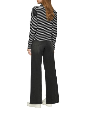 comma Longsleeve in Schwarz