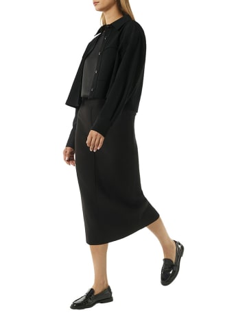 comma Bluse in Schwarz