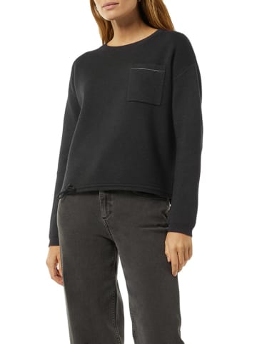 comma Sweter w kolorze czarnym