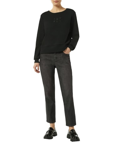 comma Sweatshirt in Schwarz