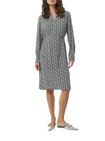 comma Kleid in Schwarz/ Grau