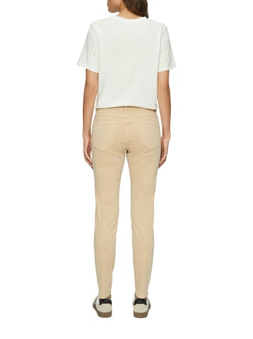 s.Oliver Spodnie - Skinny fit - w kolorze beżowym