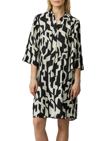 s.Oliver Kleid in Schwarz/ Beige