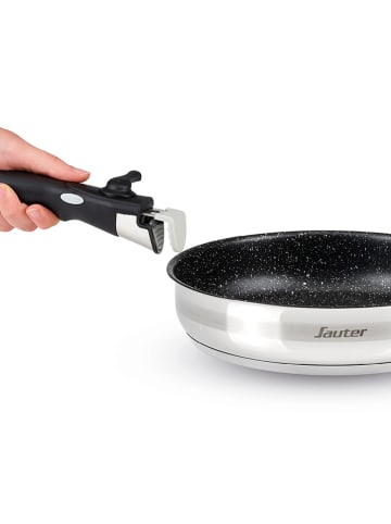 Sauter Afneembaar handvat zwart - (L)18,5 cm
