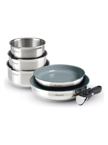 Sauter 6tlg. Edelstahl-Kochgeschirr-Set in Silber