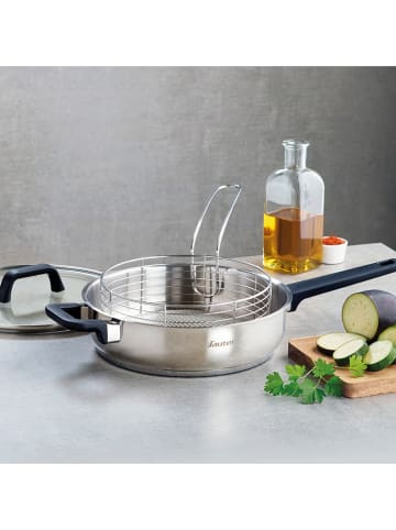 Sauter 3-delige set: roestvrijstalen pan met deksel en frituurmand - Ø 26 cm